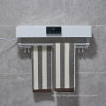 modern design bathroom wall mounted double layer  electric uv bath towel hanging rack with stainless steel bar